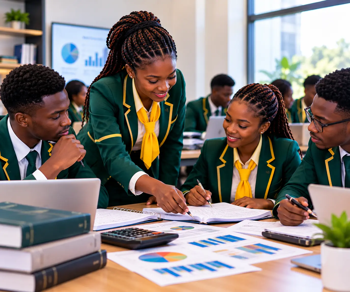 ANPET Training Institute students learning bookkeeping, financial record-keeping, and business management through the KASNEB CAMS programme.